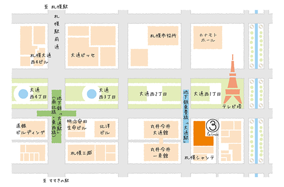 ル・トロワ 周辺地図