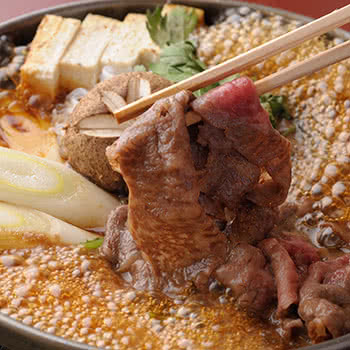 新年の幕開け「すき焼き」