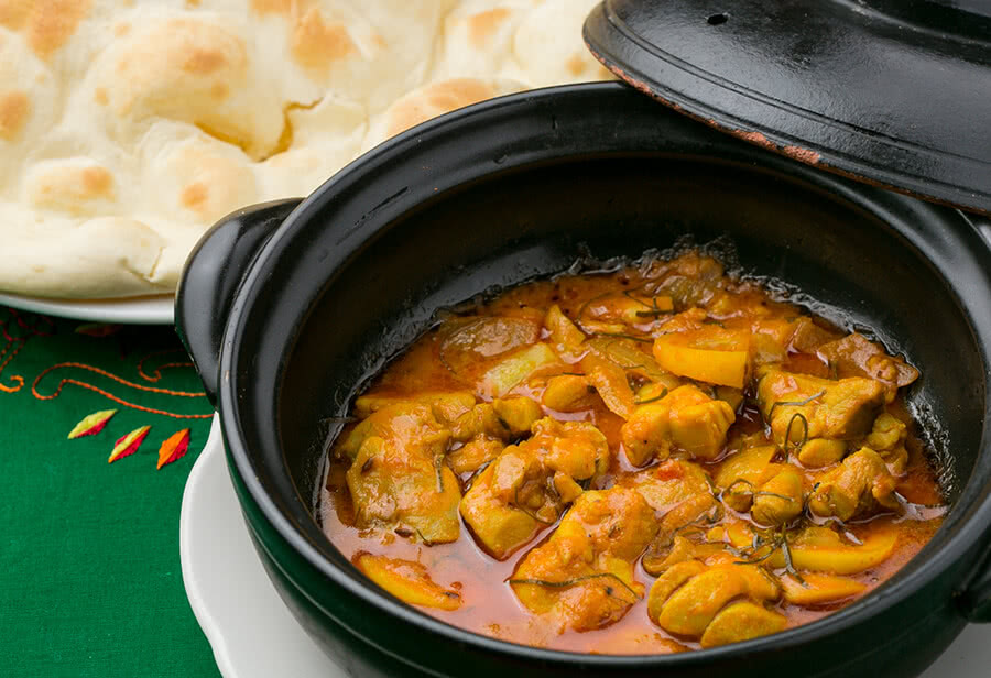 スパイスが効いた「インドカレー」