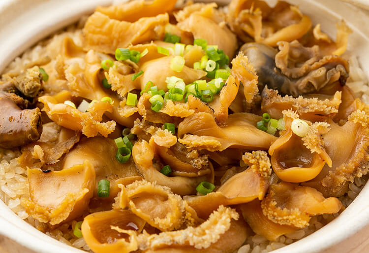 溢れ出す、旨味「アワビ」